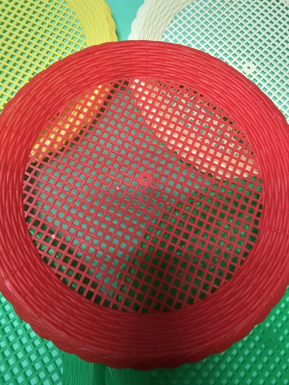 Vintage Plastic Picnic Plate Holders